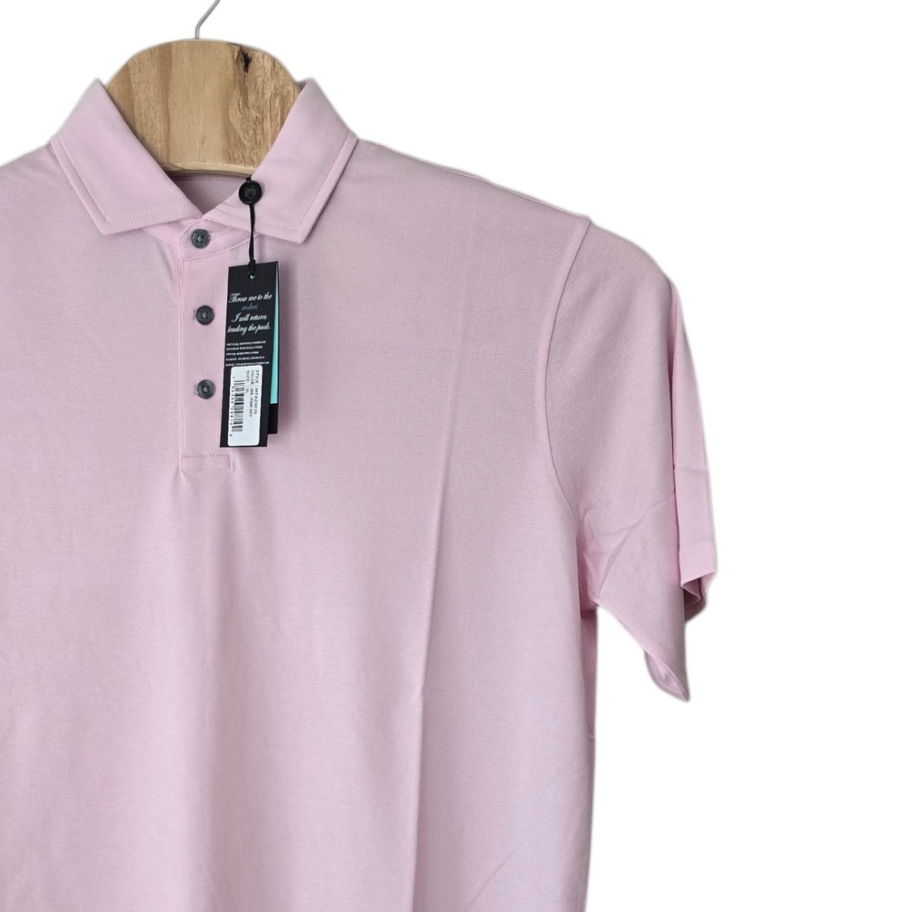 Greyson Pink Sky Polo Shirt Mens XL Short Sleeve Golf Athletic Casual